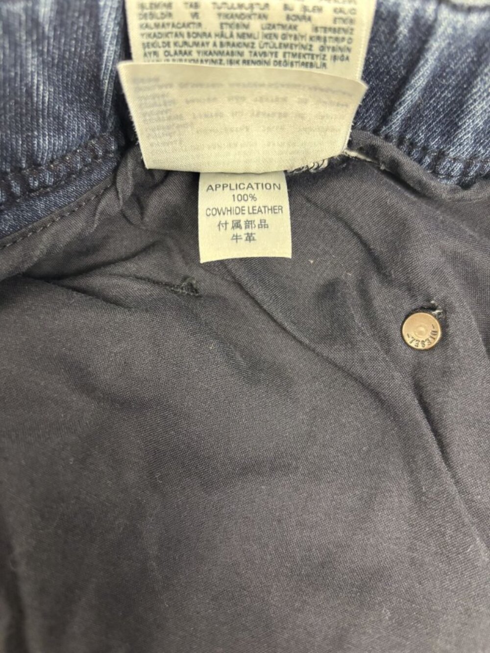 Diesel Krooley-NE Jogg Jeans W32 Distressed Blue Wash - Picture 15 of 16